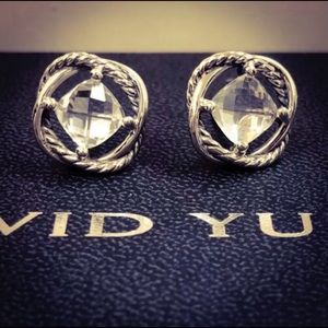 ⭐️David Yurman Infinity White Topaz Earrings💫